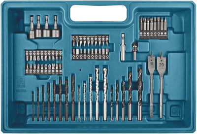 Makita HP457DWE10 Akku- Schlagbohrschrauber-Set inkl. 74tlg. Zubehör Basic, Basic