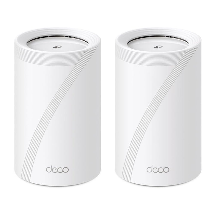 TP-Link Deco BE65 WiFi 7 Mesh WLAN Set (2er-Pack), BE9300 Tri-Band Router und Repeater (6 GHz, 2.5 G
