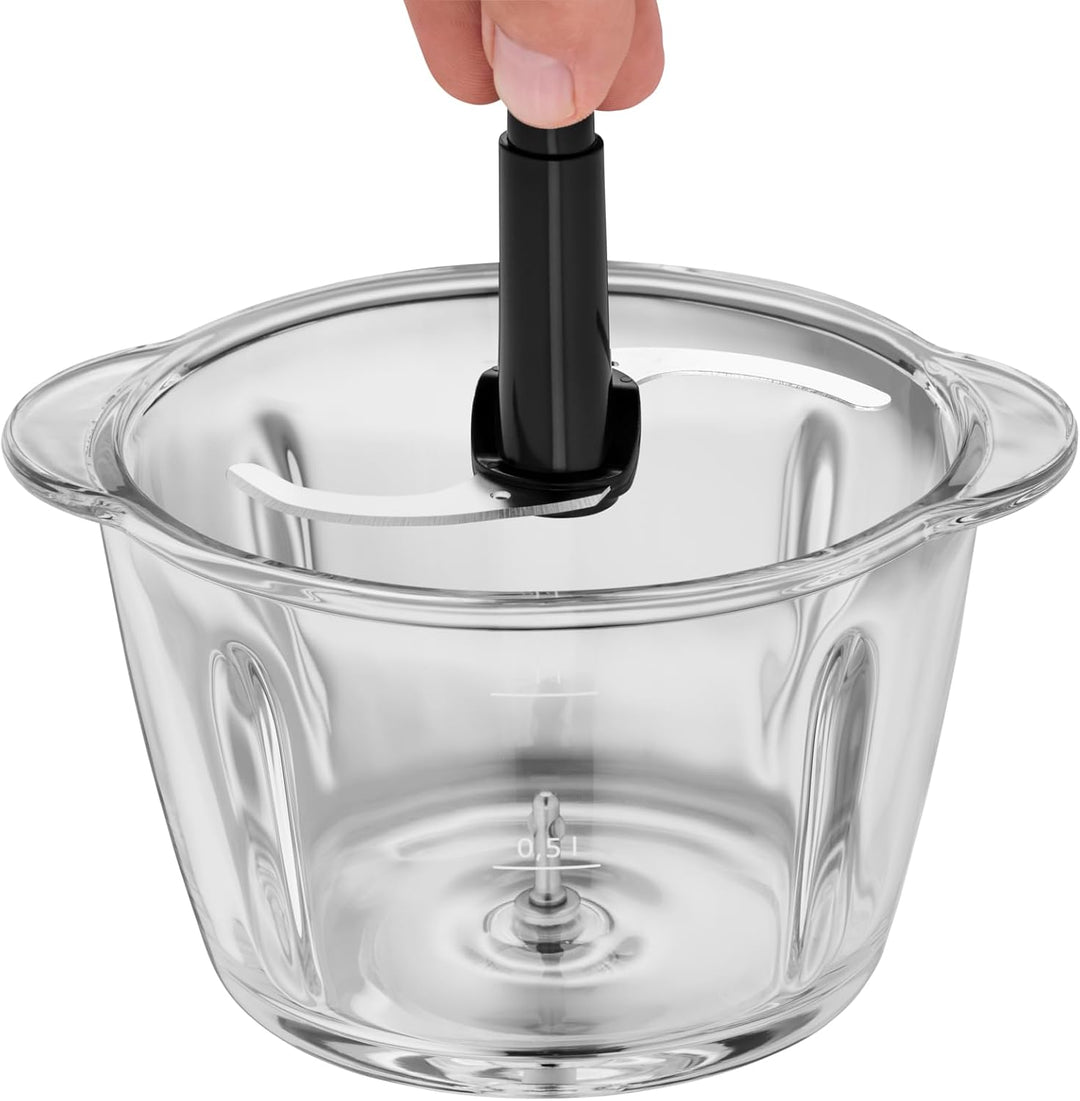 WMF Kult X Edition Zerkleinerer elektrisch mit Glasbehälter, 320 W, 2 Geschwindigkeitsstufen, grosse