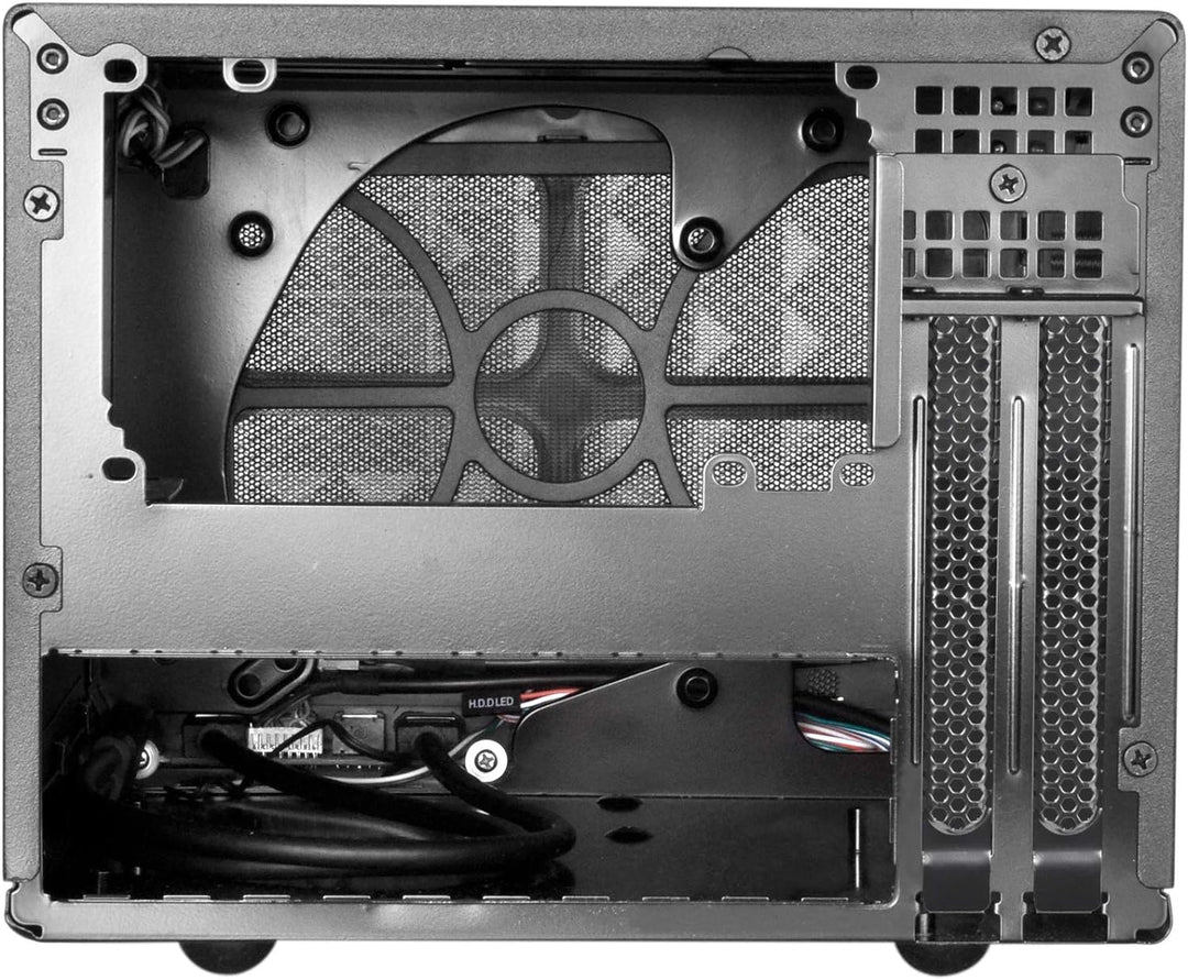 Silverstone SST-SG13B-C - Sugo Mini-ITX kompaktes Cube Gehäuse, Mesh-Frontblende, USB Typ C Anschlus