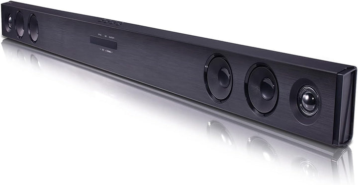 LG SQC2 2.1 Soundbar (300W) mit kabellosem Subwoofer für TVs ab 43 Zoll (Adaptive Sound Control, Blu