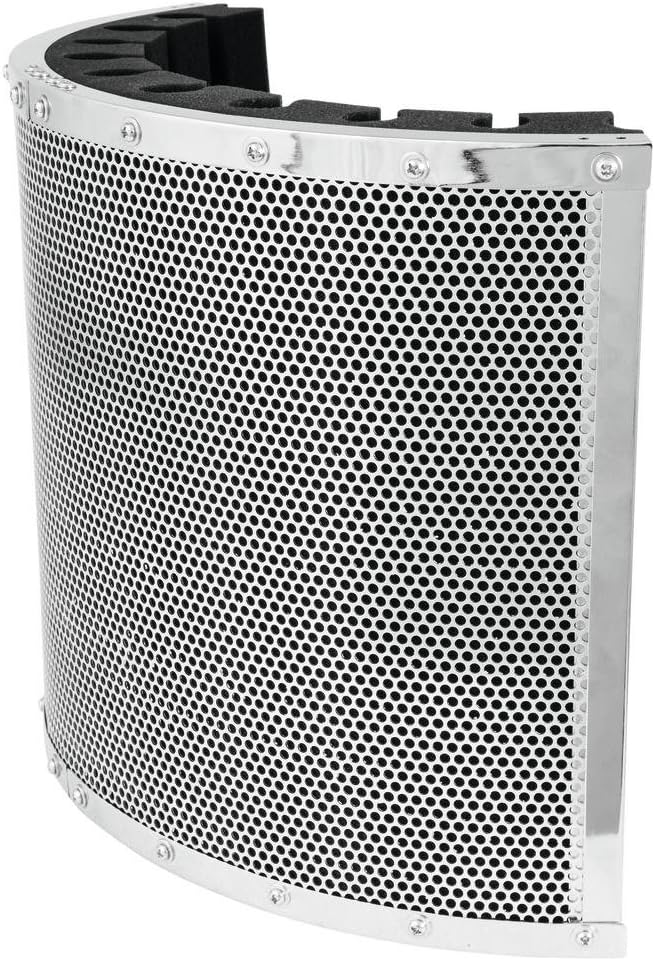 OMNITRONIC AS-02 Mikrofon-Schall-Absorbersystem inkl. Adapter | Akustik-Schirm für Studio- und Live-