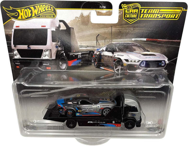 Hot Wheels Premium Team Transport #90 2024 Ford Mustang RTR Spec 5 FD Aero Lift Car Culture Modellau