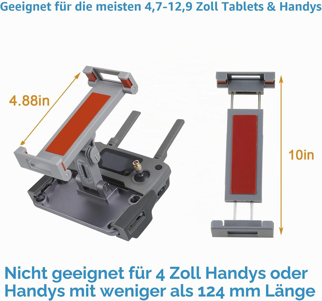 4.7-12.9 Zoll Handy Tablet Halter Halterung für DJI Mavic 2 Pro/Zoom,Mini/SE,Air, Mavic Pro,Spark Dr