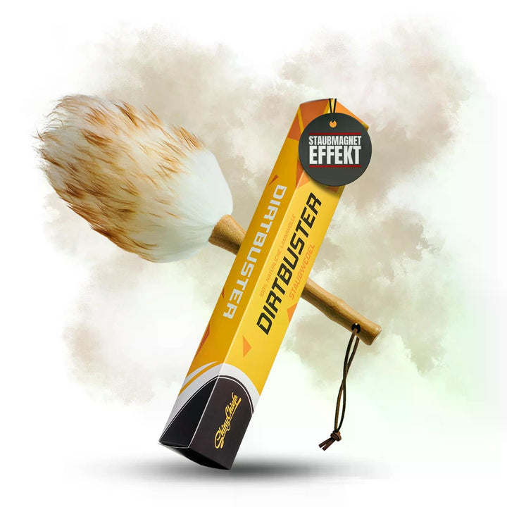 ShinyChiefs Dirt Buster - Staubwedel zur Reinigung von Displays &amp; Armaturen - Langer Staubwedel aus