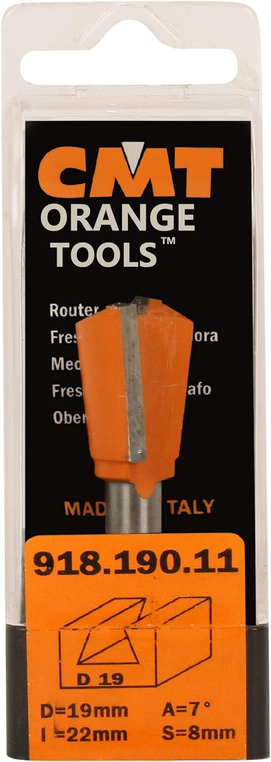 Cmt orange Tools 918,690,11 Erdbeere HW Dichtungen 7 bis 12 Grad S D 19 x 22 Acero Stahl, Acero Stah