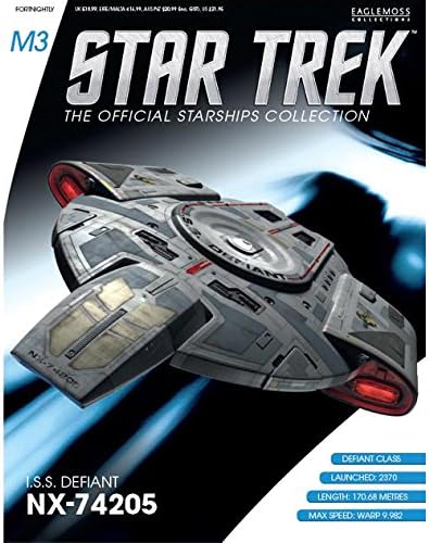 Sammlung von Raumschiffen Star Trek Starships Collection M3 Special ISS Defiant NX-74205