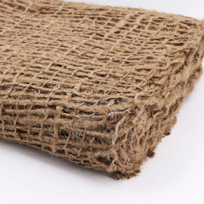 Premium Jute Ufermatte Böschungsmatte von Aquagart I Jutegewebe Jutematte 1,20m breit I Jute Grobmas