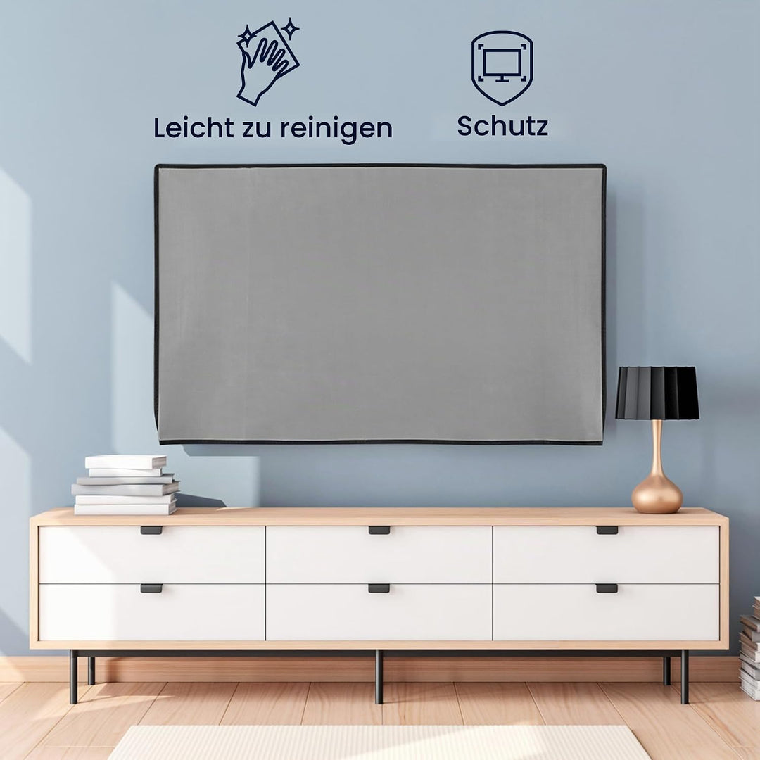 kwmobile 24" TV Hülle - Indoor Fernseher Bildschirmschutz Abdeckung - TV Bildschirm Staubschutzhülle