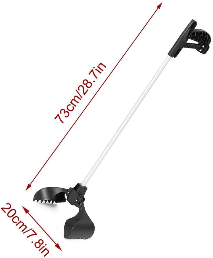 Hundekotschaufel mit Kotbeuteln für Hunde, langer Griff, Kotschaufel, Kotentferner, Greifer mit Back
