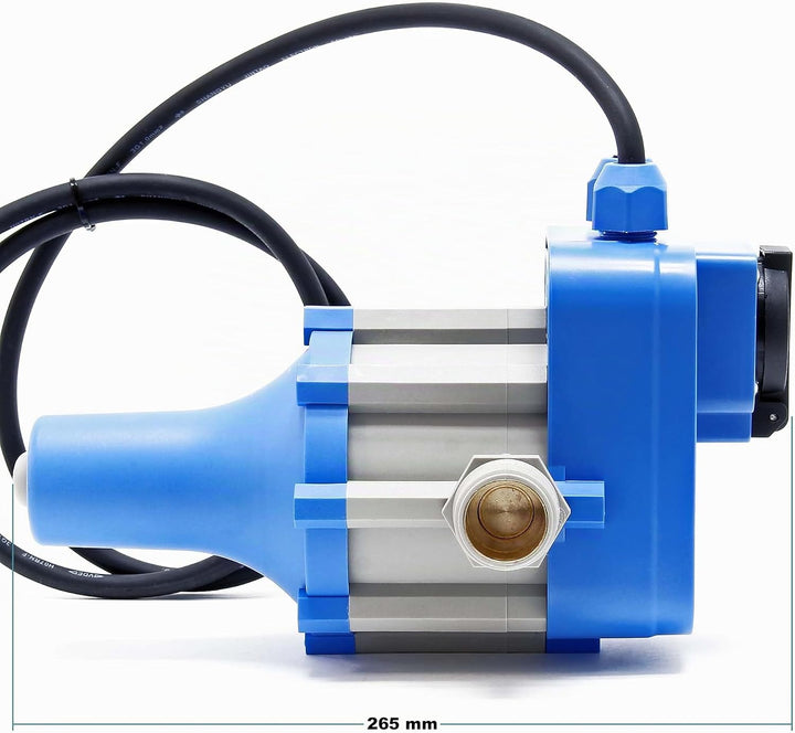 Wiltec Druckschalter EPC-2 230V 1-phasig bis 10 bar, Druckwächter mit Trockenlaufschutz für Hauswass