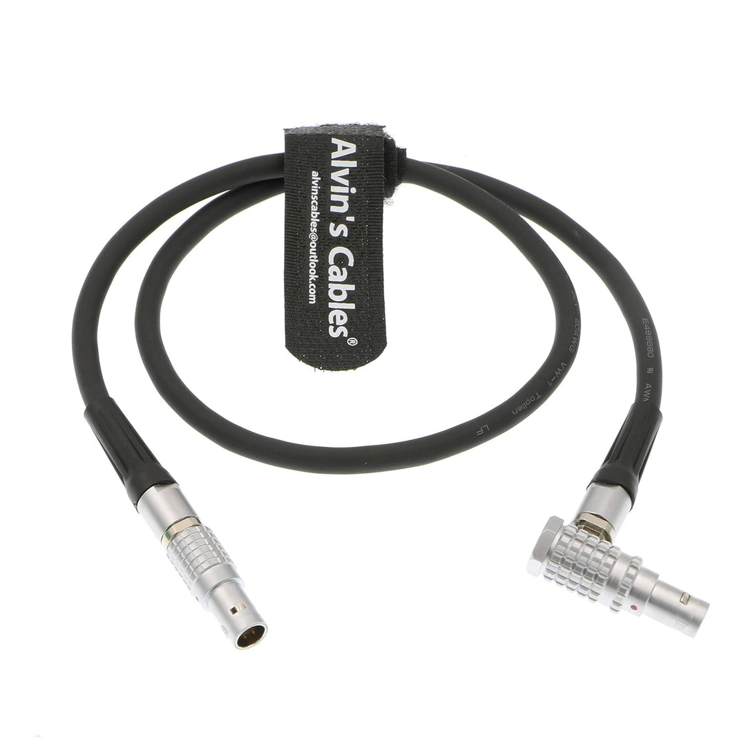 Alvin's Cables 2 Pin Stecker Rechtwinklig zu 2 Pin Stromkabel für Teradek Bond über Alexa Camera 45C