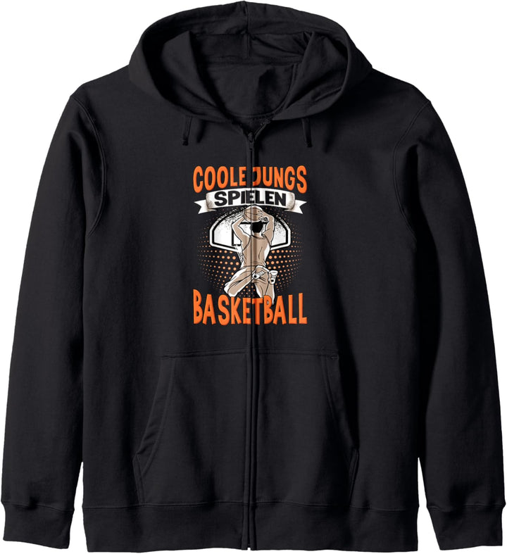 Basketball Training Trikot Coole Jungs Spielen Basketball Kapuzenjacke