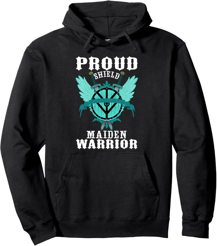 Proud Shield Maiden Lagertha Wikinger Schild Maiden Warrior Pullover Hoodie