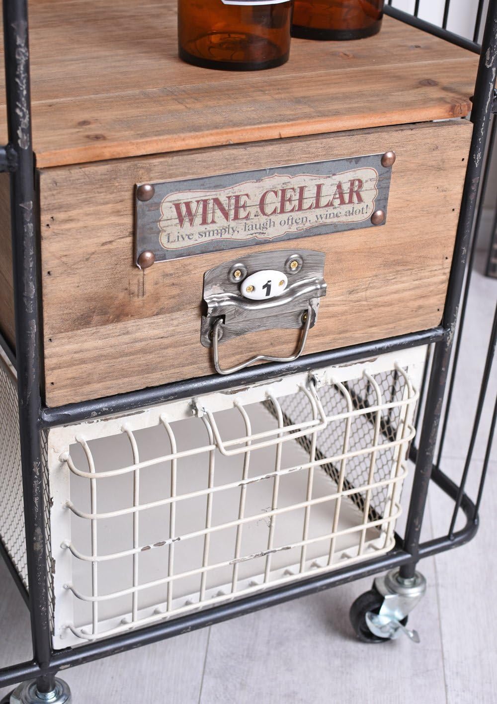 Barwagen Vintage Servierwagen Trolley Table Teewagen Art Deco Hausbar lof009 Palazzo Exklusiv
