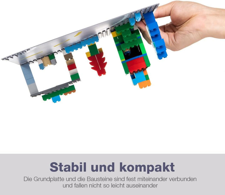 Lekebaby 6 Platten-Set Stadt Gerade Strassen Grundplatte, 25.5 * 25.5cm Städte Strassenplatten 100%