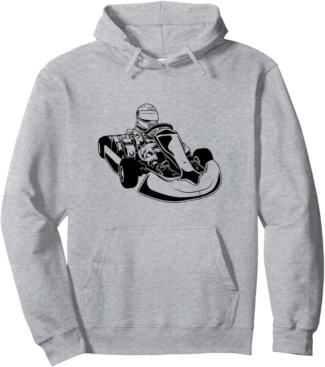Go-Kart-Rennen Pullover Hoodie