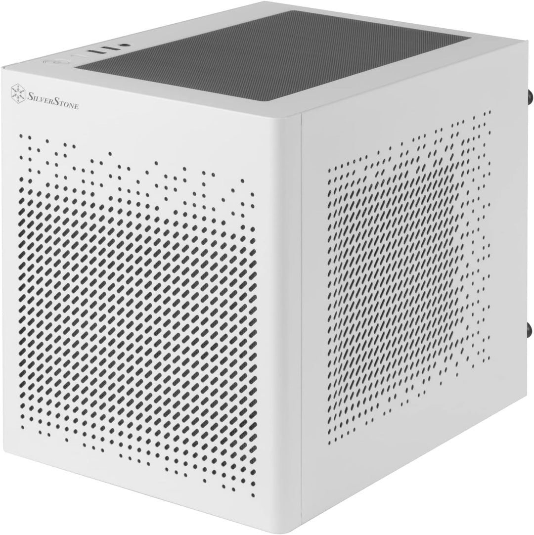 SilverStone Technology SUGO 16, weiss, Mini-ITX-Cube-Gehäuse ganz aus Stahl, SST-SG16W (weiss)