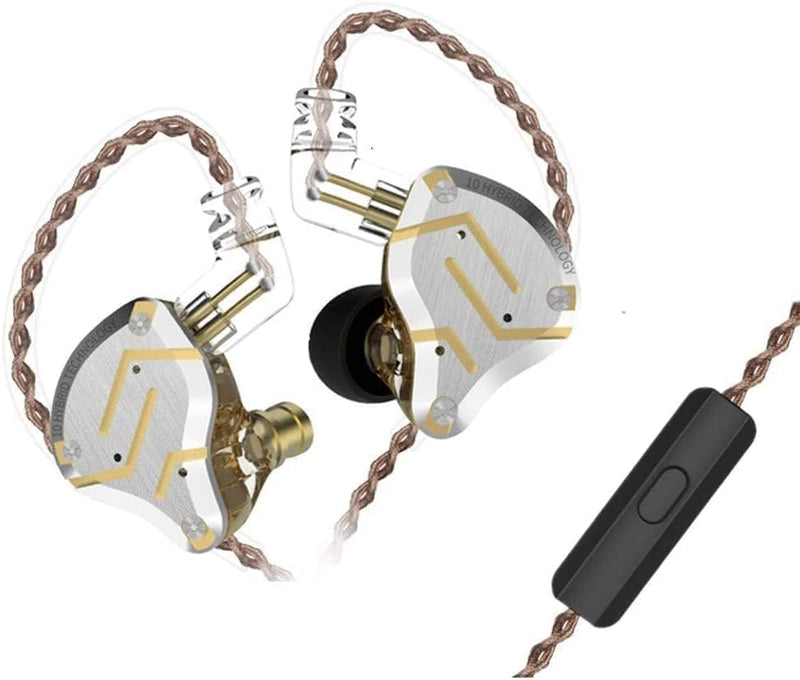 Kinboofi KZ ZS10 Pro IEM in Ear Monitor, 4BA 1DD KZ Kopfhörer Multi Driver in Ear Kopfhörer IEM, KZ