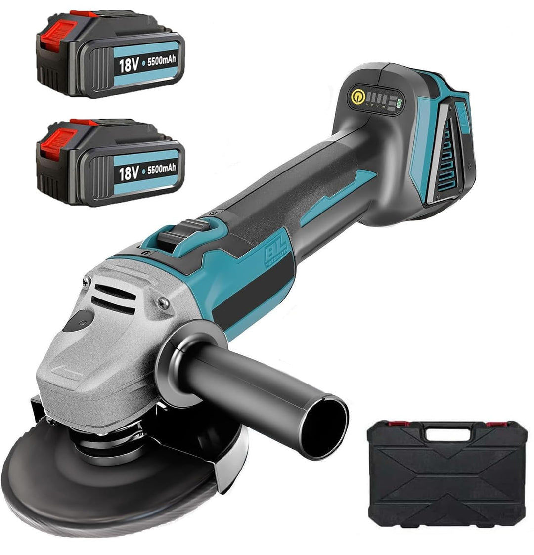 Bürstenloser Akku Winkelschleifer Ø125mm 10000 U/min für 18V Makita Akkus - Akku Flex Trennschleifer