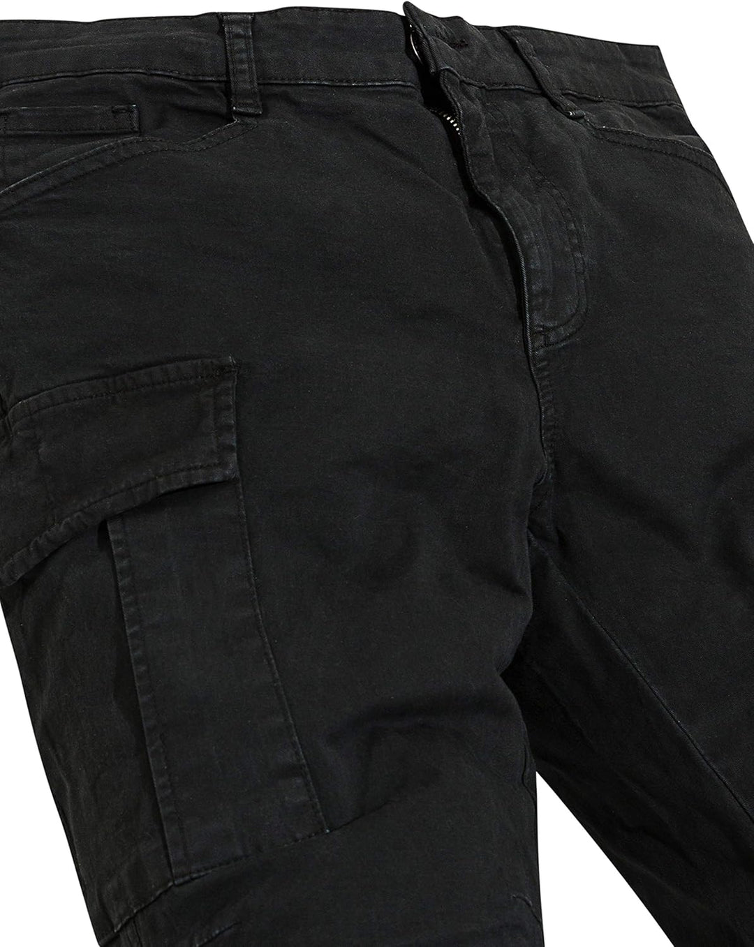 Yazubi Jayden - Herren Cargo Hose - Baumwoll Cargo Jeans 29W / 30L Schwarz (Black 4008), 29W / 30L S