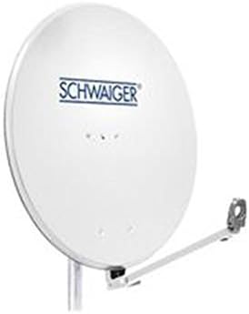 Schwaiger SPI710.0 Aluminium Offset Parabol-Antenne (75 cm) hellgrau