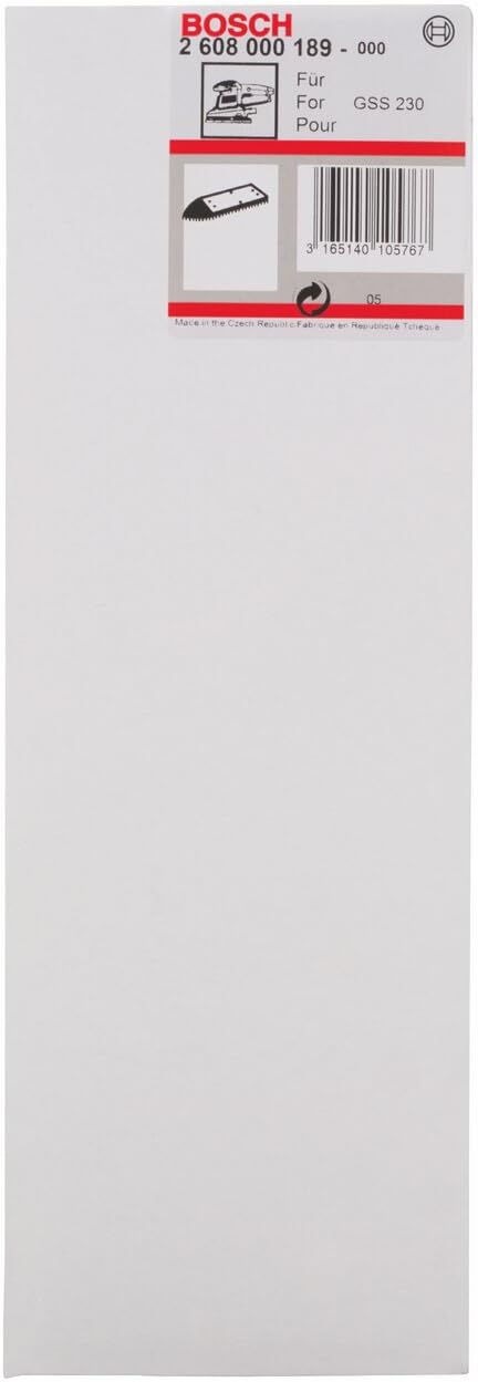 Bosch Professional Schleifplatte für Schwingschleifer GSS 230 A und GSS 230 AE (verlängert)