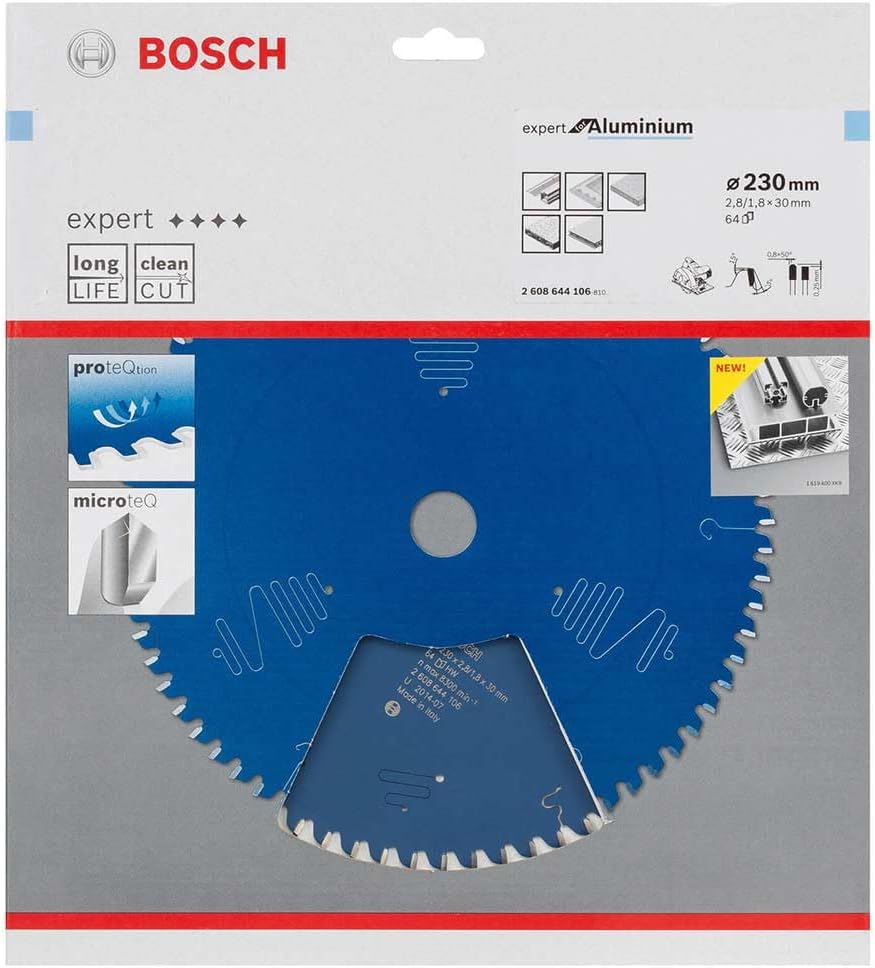 Bosch Professional 1x Kreissägeblatt Expert for Aluminium (für Aluminium, Sägeblatt Ø 230 x 30 x 2,8