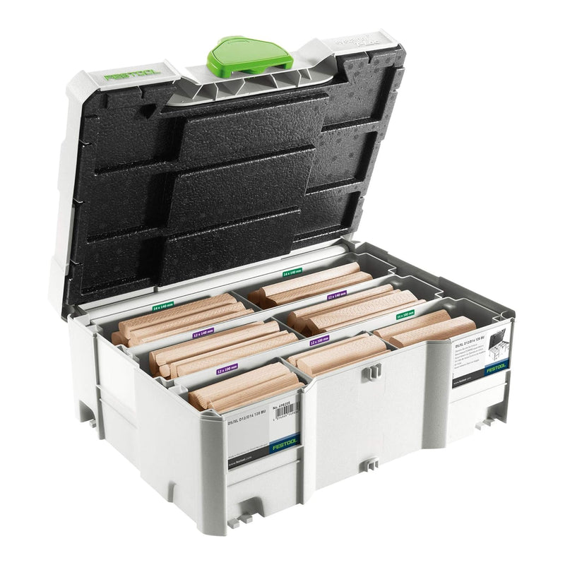 Festool DOMINO XL Buche Sortiment DS/XL D12/D14 128x BU 498205