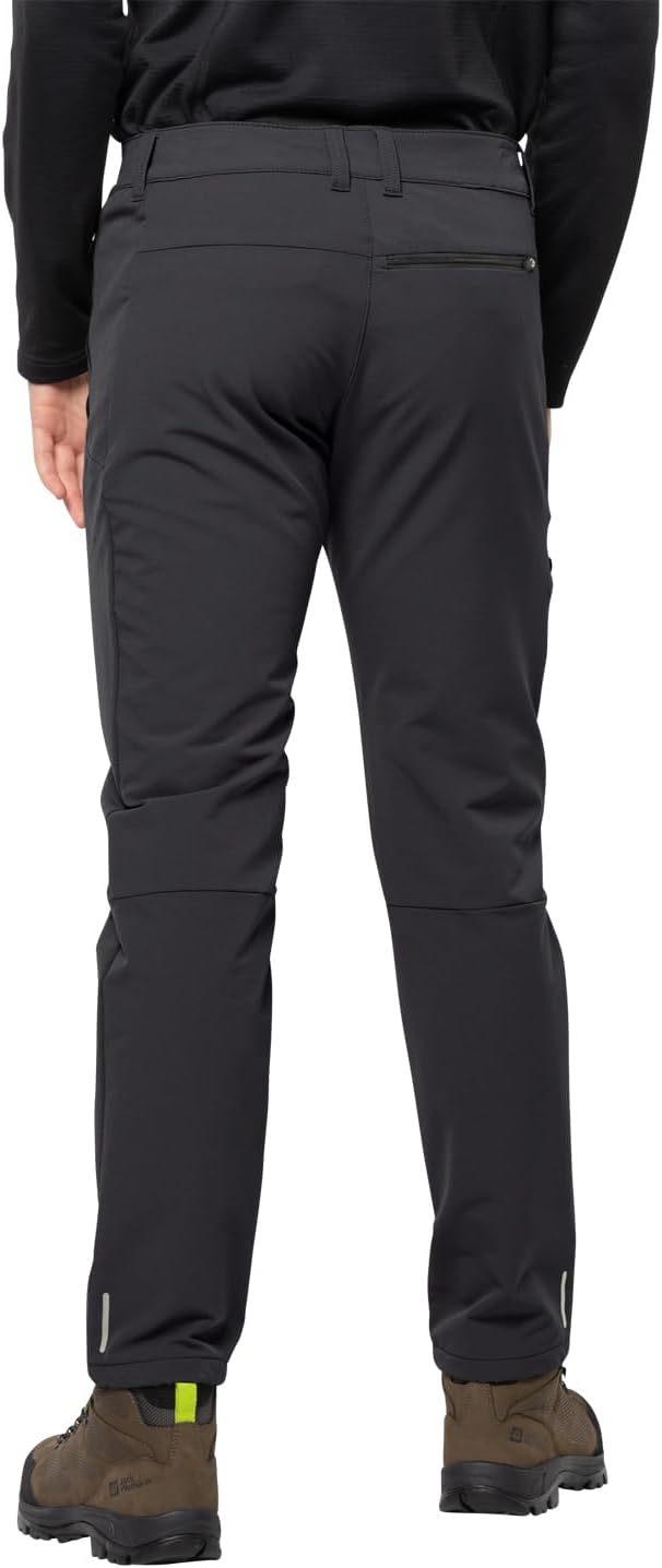 Jack Wolfskin Herren Wanderhose Activate Thermic Pants M 48 Schwarz, 48 Schwarz