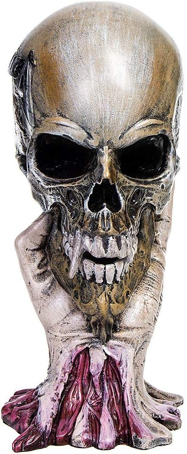 Nemesis Now Metallica Sad But True Totenkopf, 22 cm, Kunstharz, Taupe