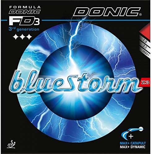 DONIC Belag Bluestorm Z3 2,3 mm, blau 2,3 mm, blau, 2,3 mm, blau 2,3 mm, blau