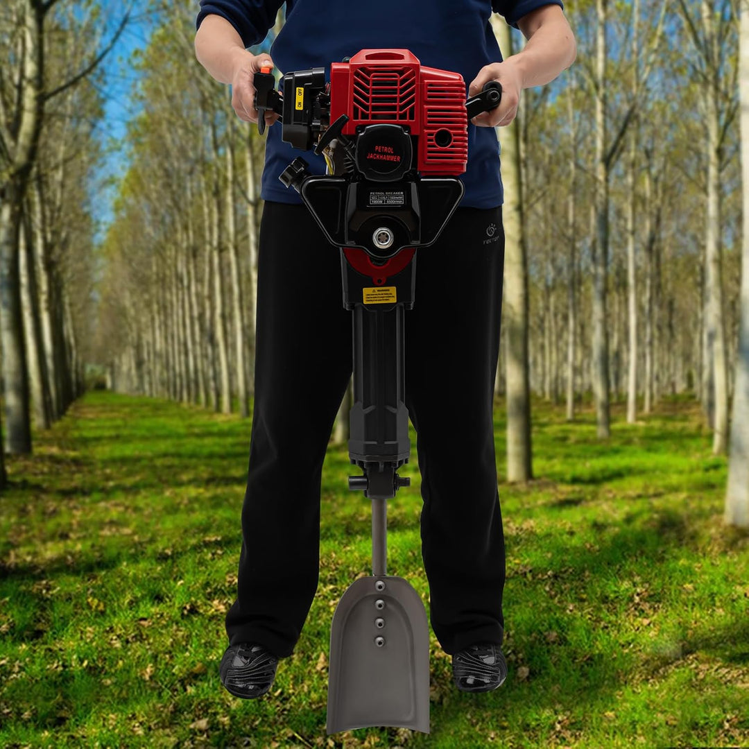 Baumgrabungsmaschine Benzinmotor Bagger tragbarer Baumgräber Gartenbaum Wurzel Ausgraber Gasbetriebe