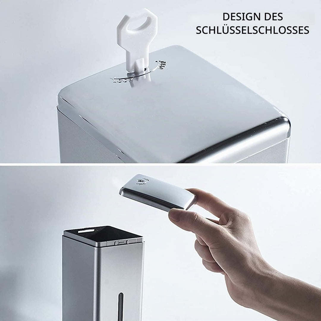 No Drill Manueller Presskopf an der Wand befestigter Seifenspender, Dusch- und Lotionspender für Zuh