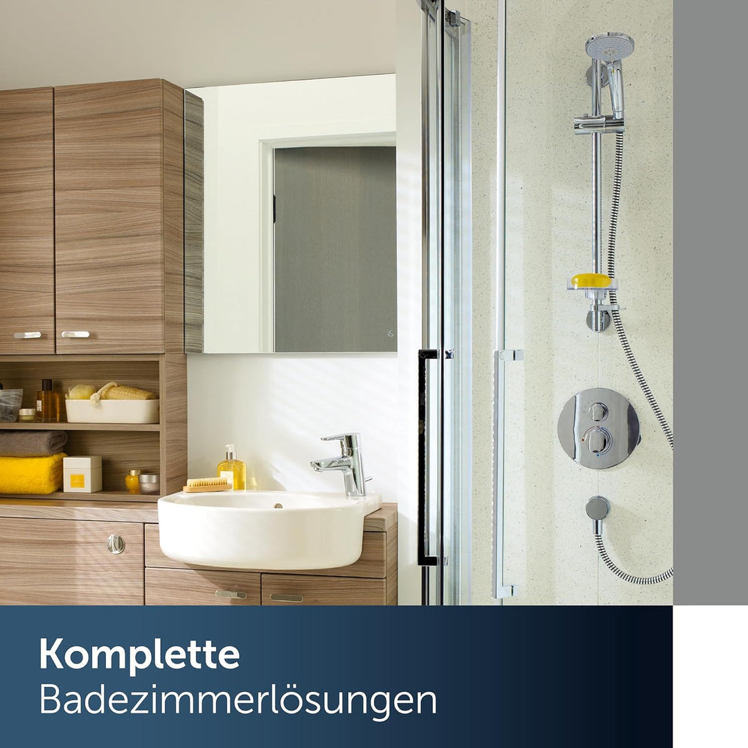 Ideal Standard SOLIDO B9403AA, Chrom Handbrause IDEALRAIN M3 mit 3 Funktion, Anschlussgewinde G1/2,