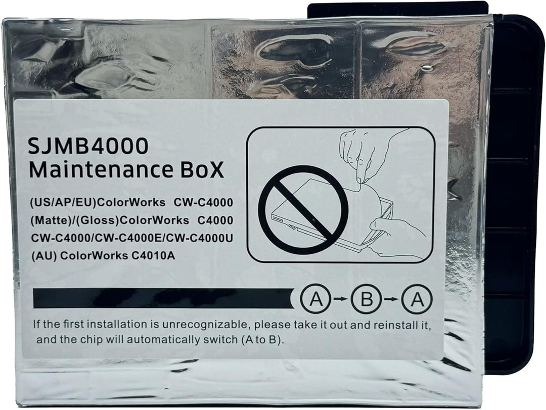 SJMB4000 Wartungskartusche Ersatz für EPN SJMB4000 Wartungsbox, kompatibel mit ColorWorks CW-C4000 C