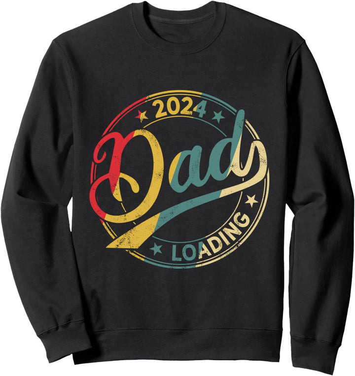Papa 2024 laden, Papa werden 2024 Retro Papa Est 2024 Sweatshirt