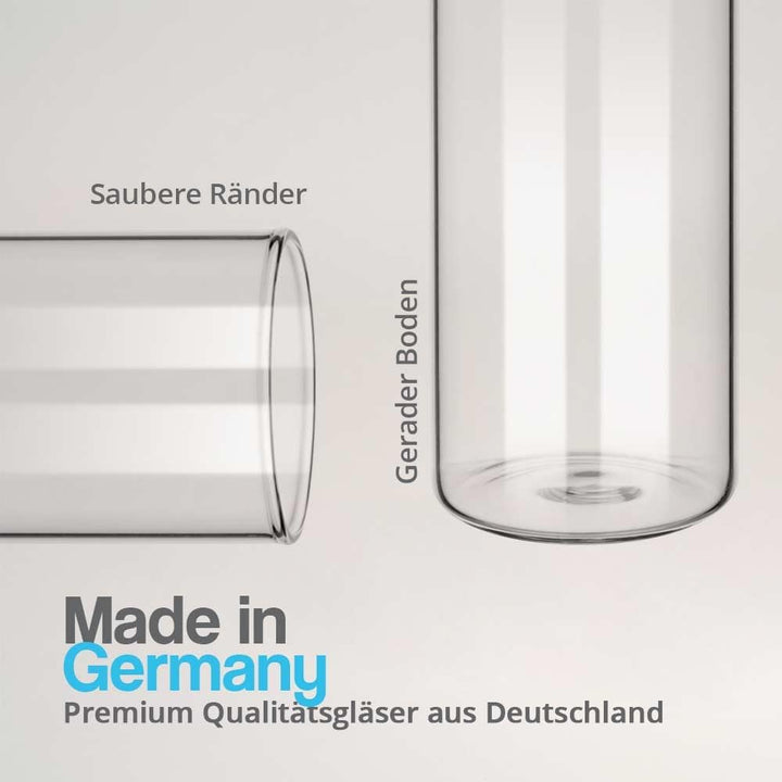 Tuuters 25x Gewürzgläser mit Natur-Korken, kleine Glas-fläschchen für Gewürze (100 x Ø30 mm), 100 x