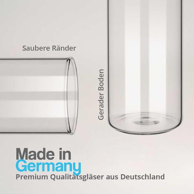 Tuuters 25x Gewürzgläser mit Natur-Korken, kleine Glas-fläschchen für Gewürze (100 x Ø30 mm), 100 x