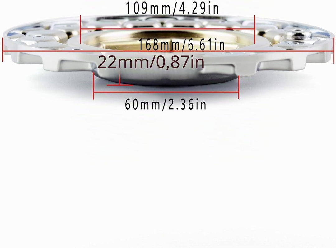 4 x 168mm Radnabenkappen Silber Nabenkappen Felgendeckel für BBS 09.24.004 09.24.028