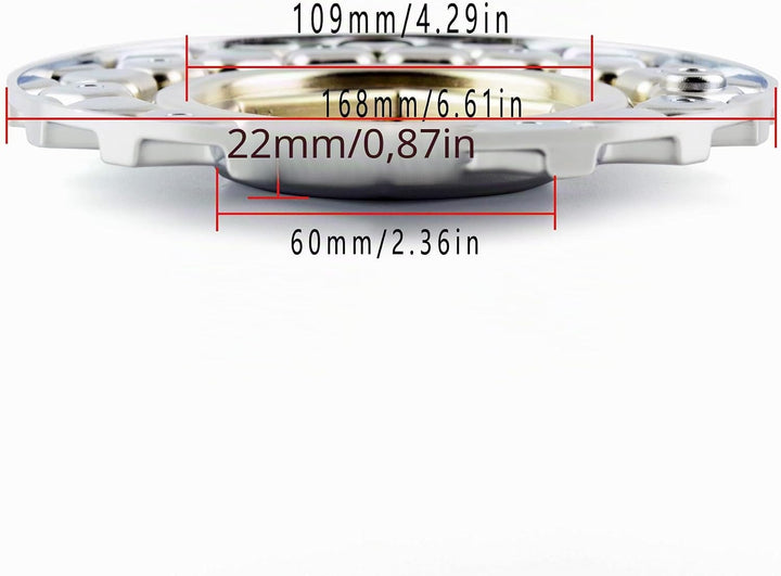 4 x 168mm Radnabenkappen Silber Nabenkappen Felgendeckel für BBS 09.24.004 09.24.028