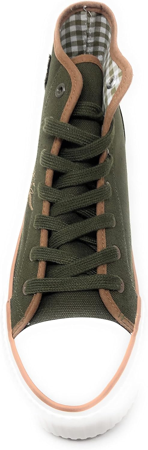 RUNERO Trachtensneaker High Top Trachten Sneaker Freizeitschuhe Trachtenschuhe Damen Herren Unisex 3