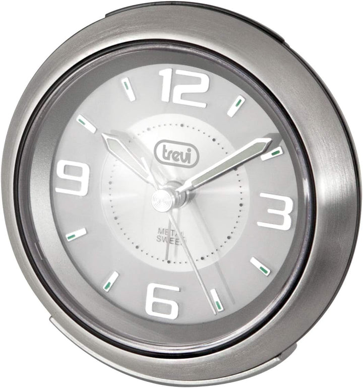 Trevi SL 3090 M Quarzuhr mit Wecker, Zifferblatt in Weiss