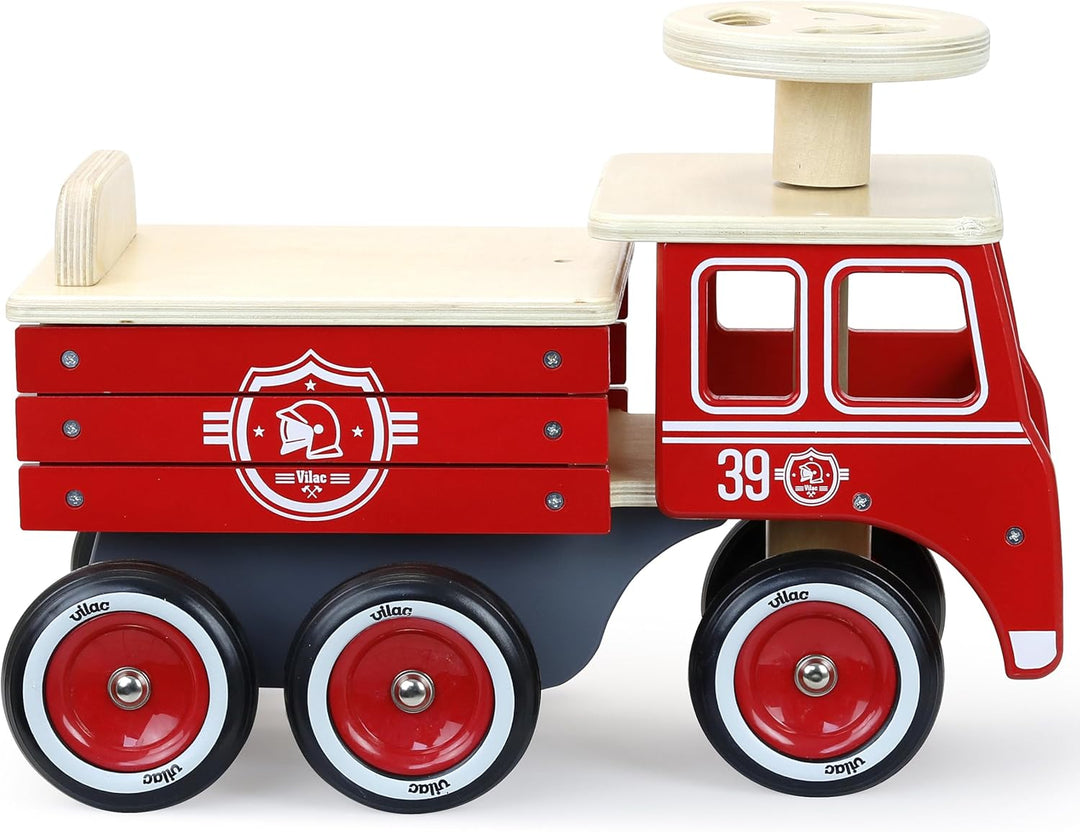 VILAC 1126R Prunkwagen von Pompiers Flugzeuge, rot