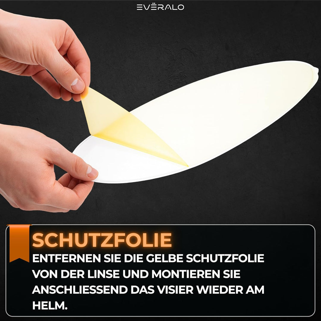 Antibeschlag Linse Kompatibel mit Visier HJC Hj35 - RPHA 1 – Antifog Folien Einsatz Spezifisch für S