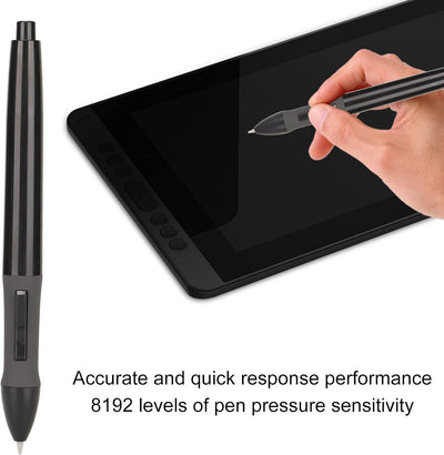 ciciglow Stylus Pen, PEN68D Drawing Tablet Pen 8192 Level Pressure Battery Pen für Huion Grafiktable