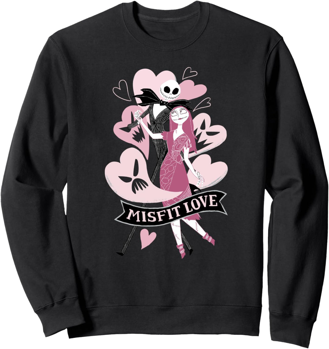 The Nightmare Before Christmas Valentine's Day Misfit Love Sweatshirt