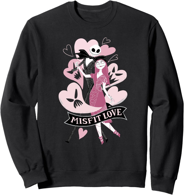 The Nightmare Before Christmas Valentine's Day Misfit Love Sweatshirt