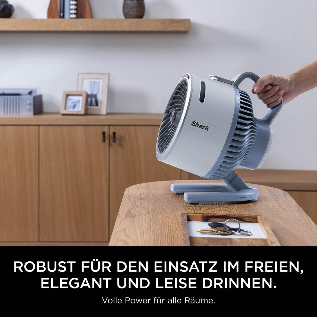 Shark FlexBreeze HydroGo Starker Ventilator mit Sprühnebel, Kühlung für drinnen & draussen, leise &