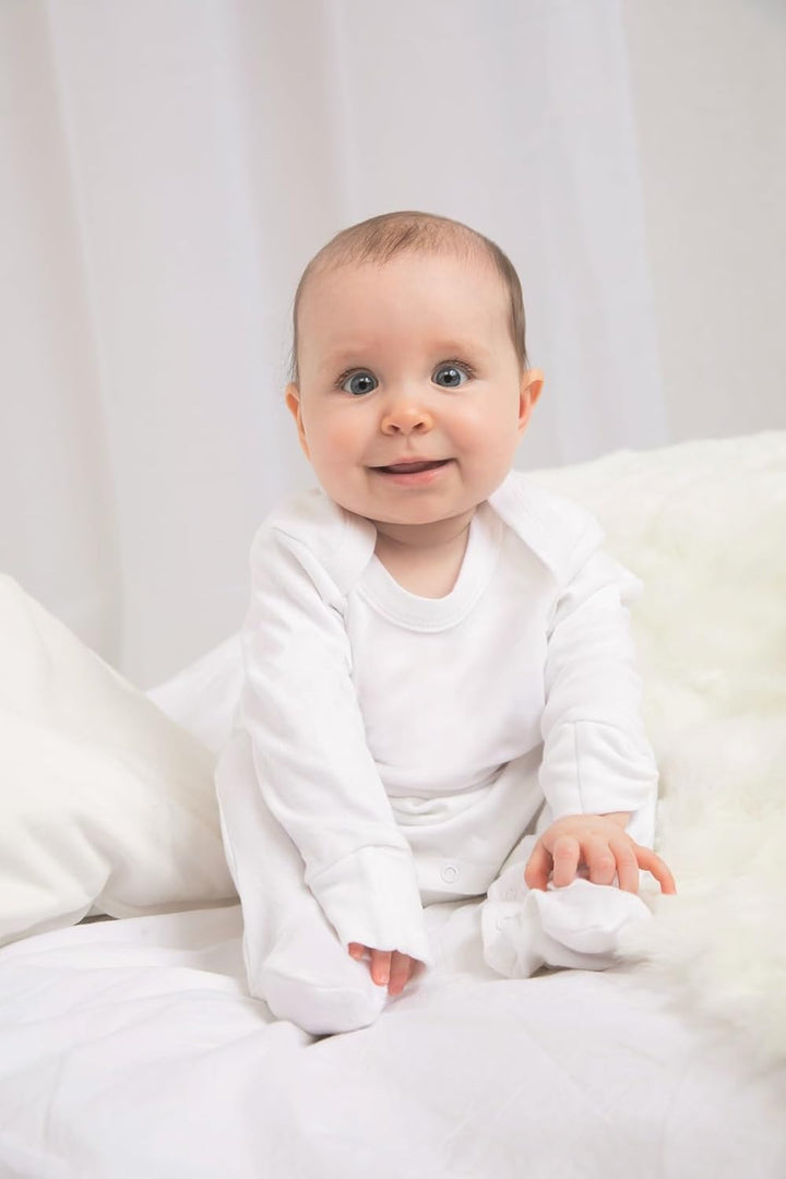 Baby Body Schlafanzug Strampler Langarm Junge Mädchen Tiere Nilpferd Indianer Tiermotiv Name Persona